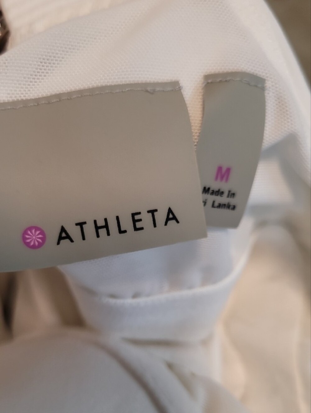 Athleta White Racerback Tank Top - Picture 6 of 6
